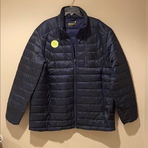 Men’s Lightweight Packable Blue Down Coat
